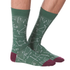 K.Bell Men's Equations Crew Sock