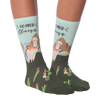 K.Bell Women's No Probllama Crew Socks