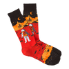 K.Bell Men's Red Planet Crew Sock