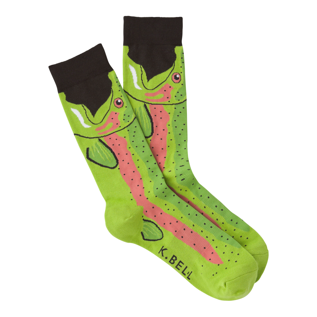 K.Bell Men's Leg Eater Trout Crew
